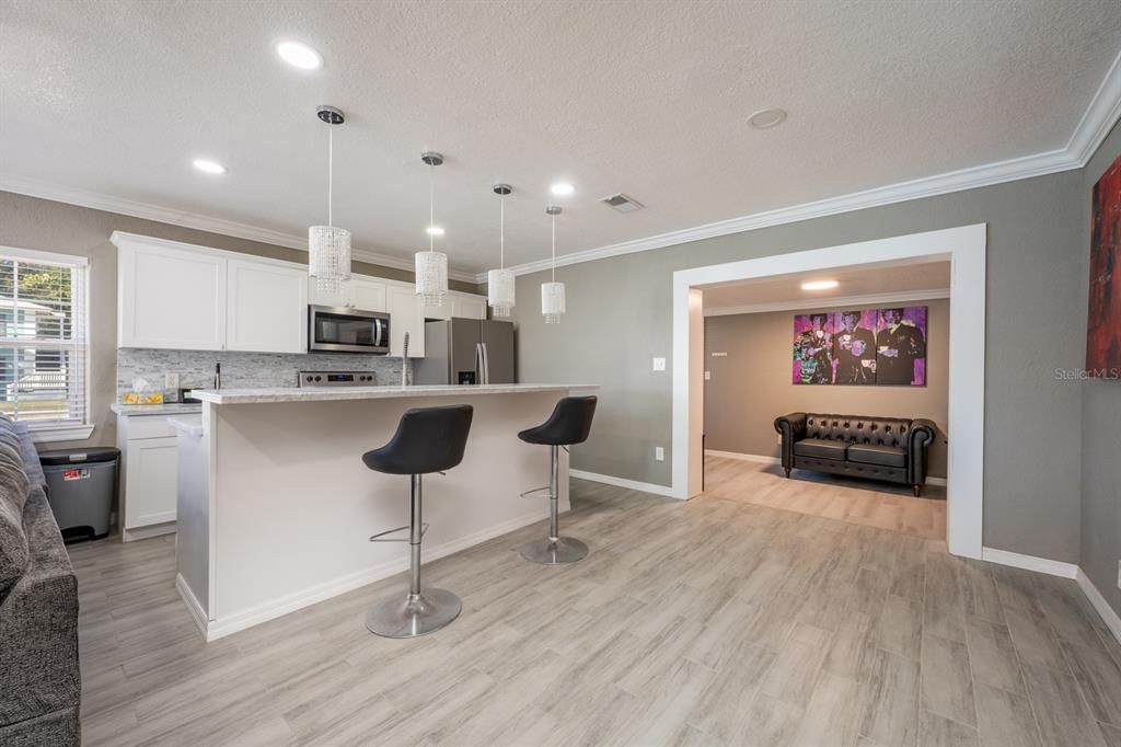 WIDE ANGLE OF KITCHEN