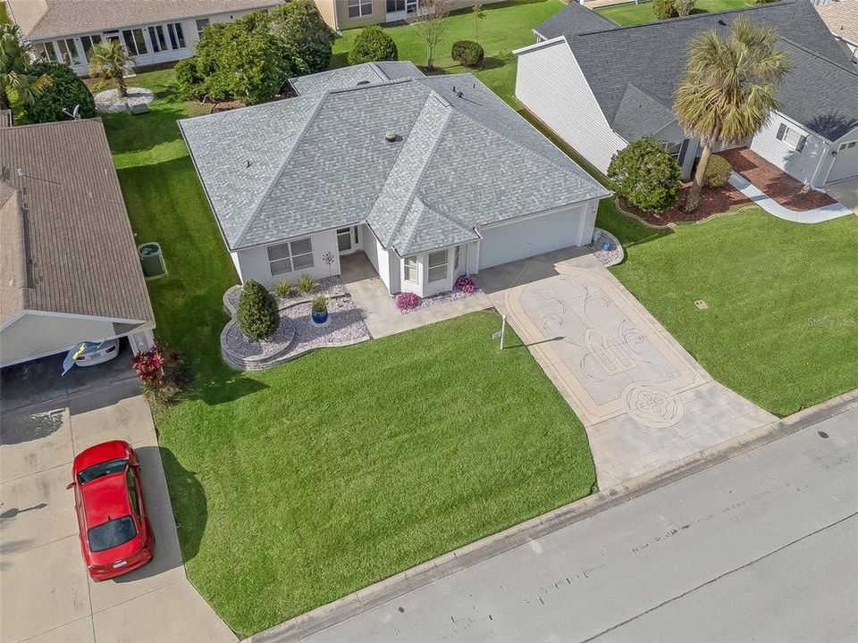 Beautiful Hand Designed and Painted Driveway