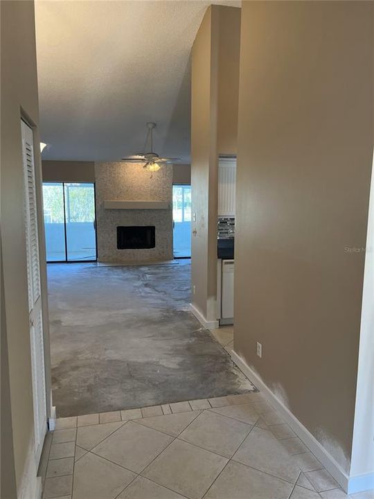 Hallway to Living room