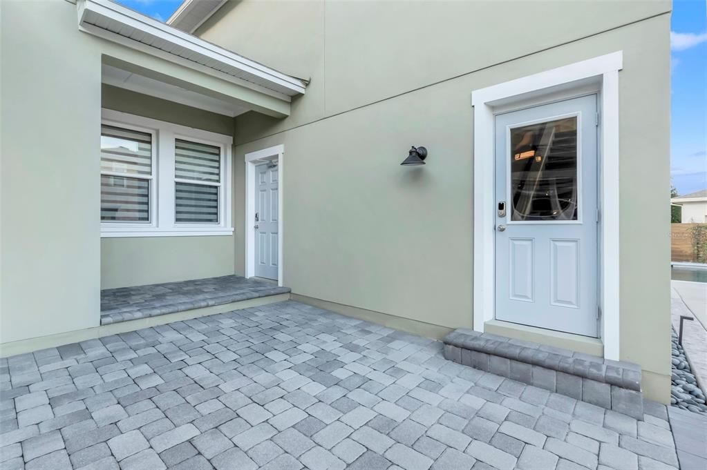 Breezeway and Entrance to Garage Apartment