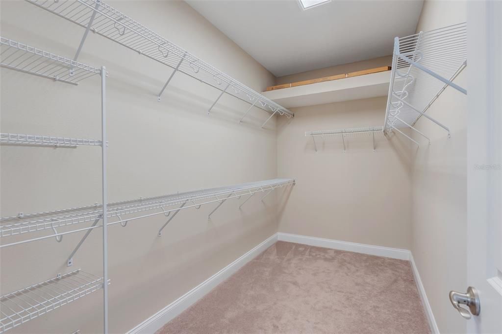 Primary Suite Walk In Closet