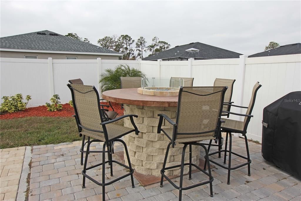 Table with Fireplace