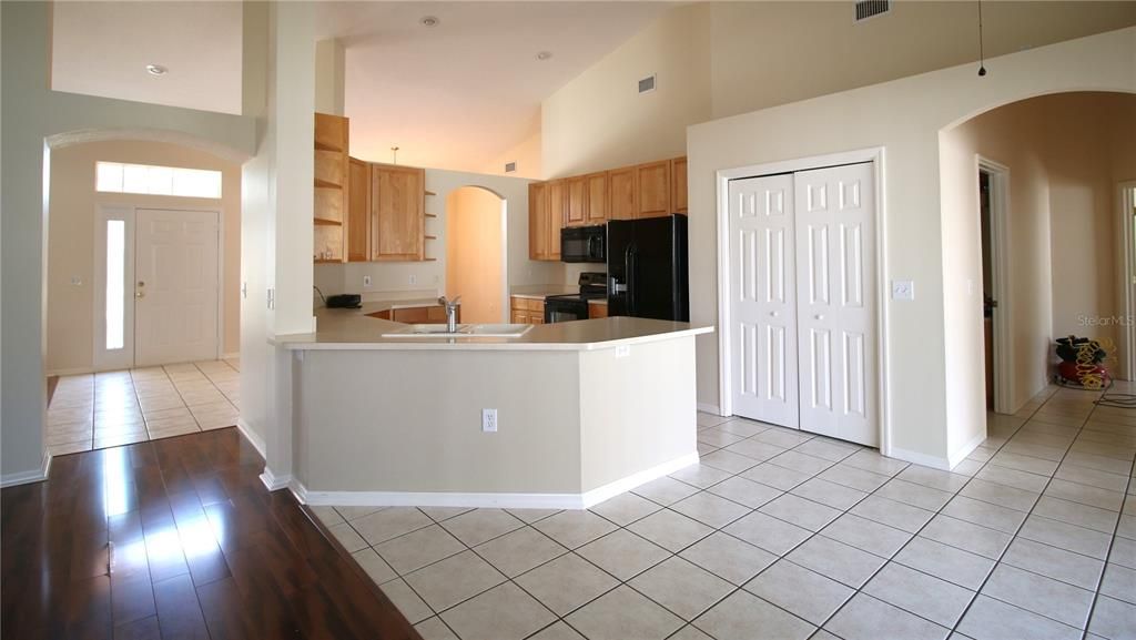 Kitchen from family room