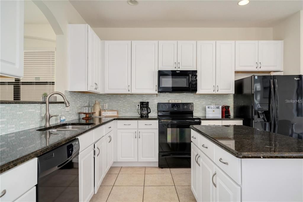 Open kitchen with plenty of counter space