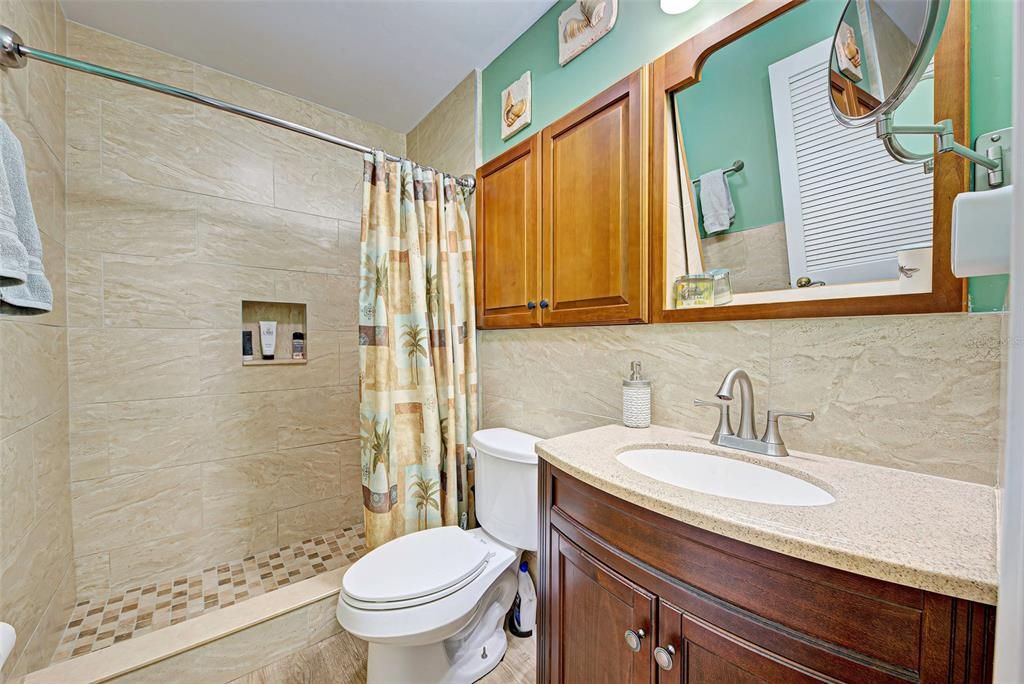 Renovated Top floor bath.