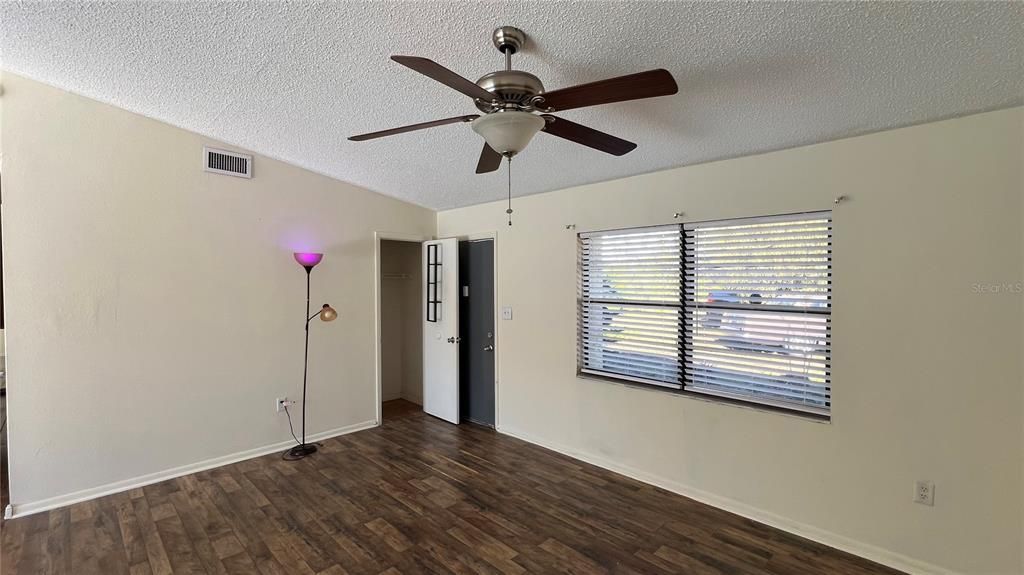 Front door with closet