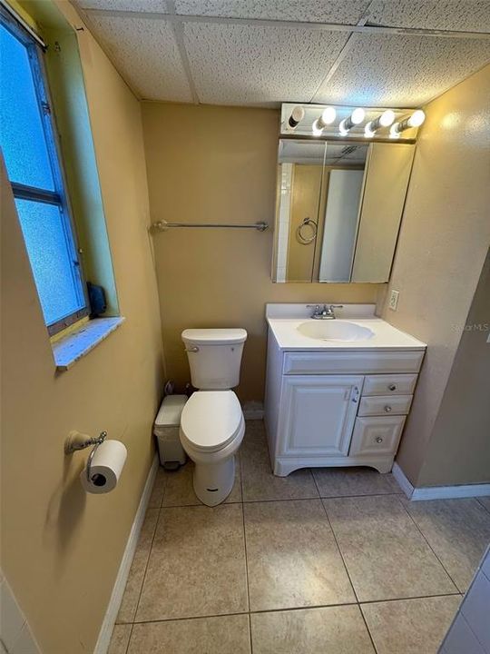 bathroom on the first floor