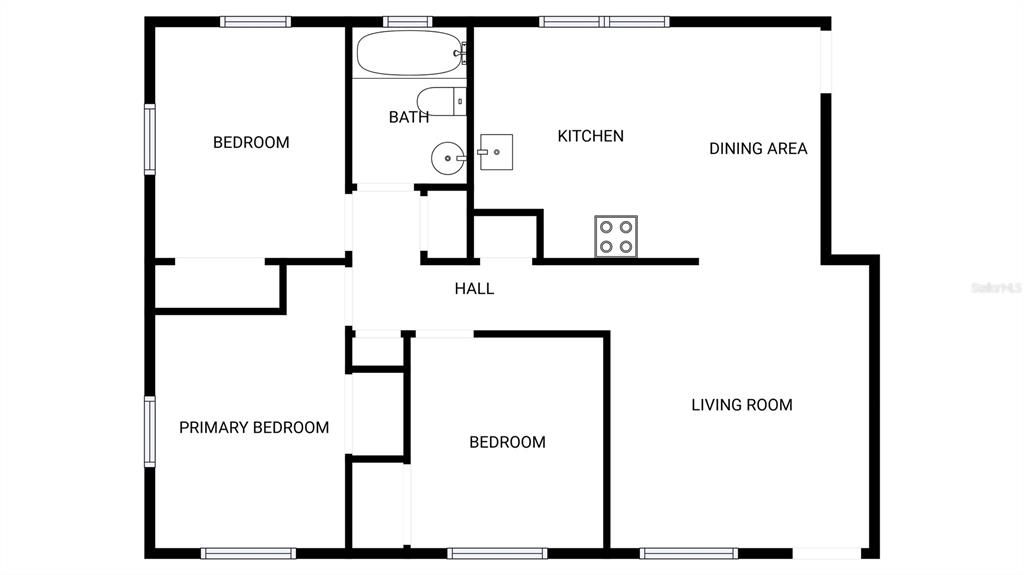 For Sale: $240,000 (3 beds, 1 baths, 936 Square Feet)