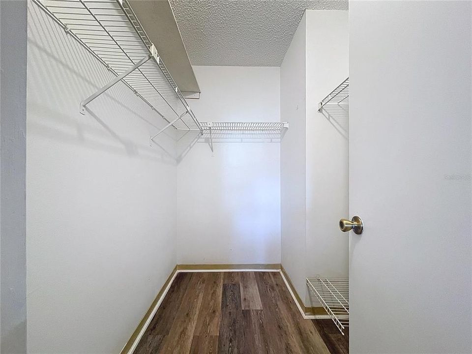 Primary walk in closet