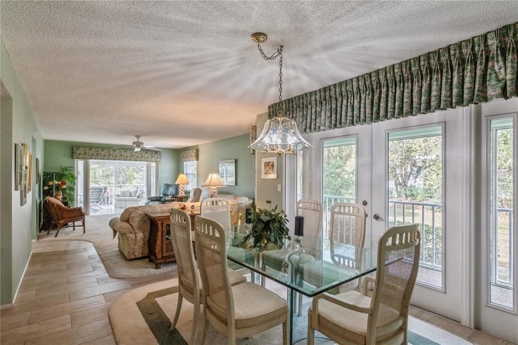 Dining room, Living room and Lanai.