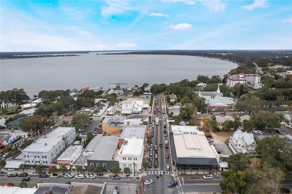 Aerial View - Downtown Mount Dora