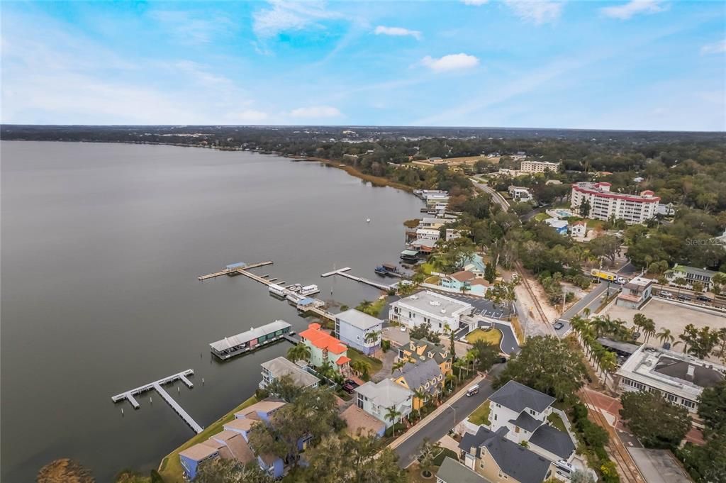 Aerial View - Downtown Mount Dora