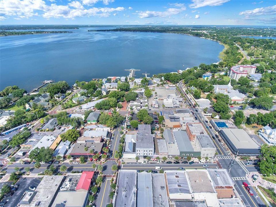 Aerial View - Downtown Mount Dora