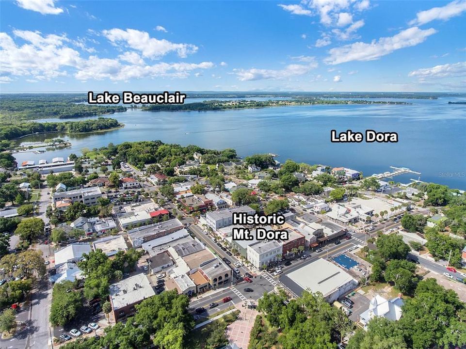 Aerial View - Downtown Mount Dora