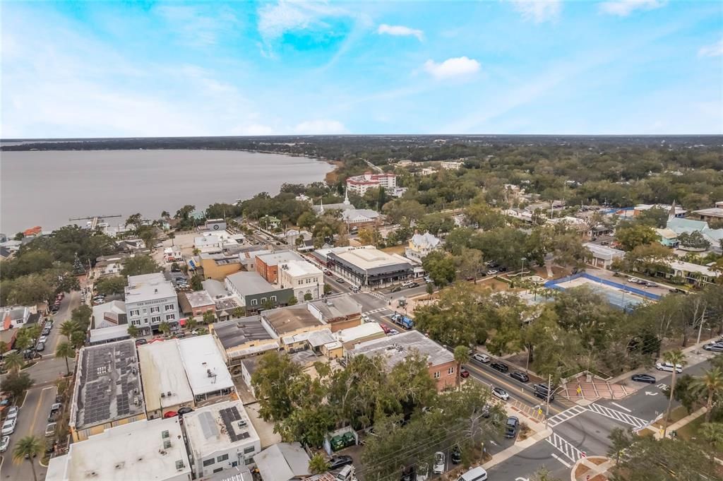 Aerial View - Downtown Mount Dora