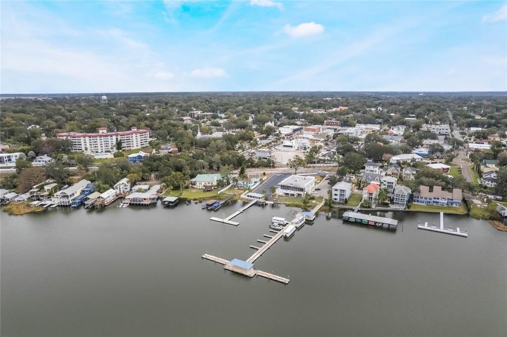 Aerial View - Downtown Mount Dora