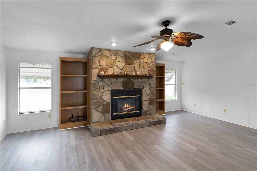 Fireplace in Living Room