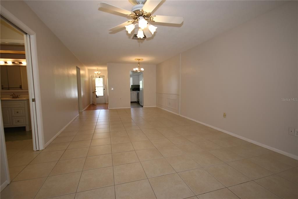 View of Living Room from Florida Room