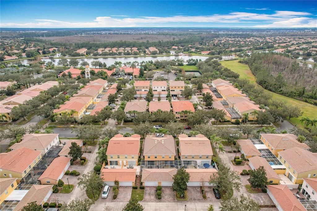 Drone View of Property