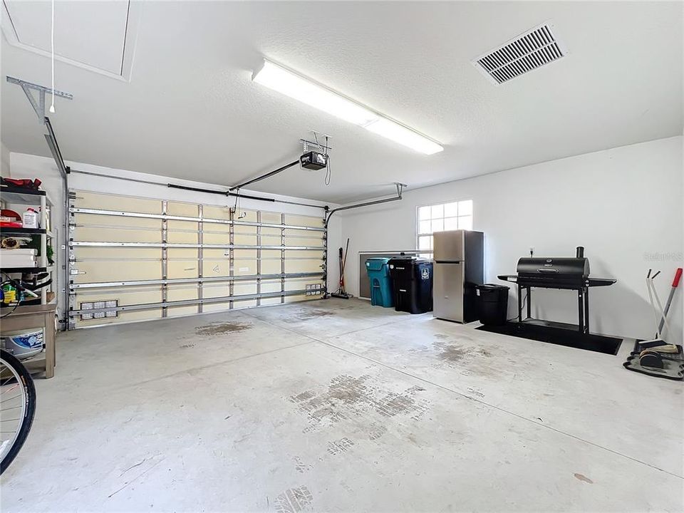 2 Car Garage with ample storage space