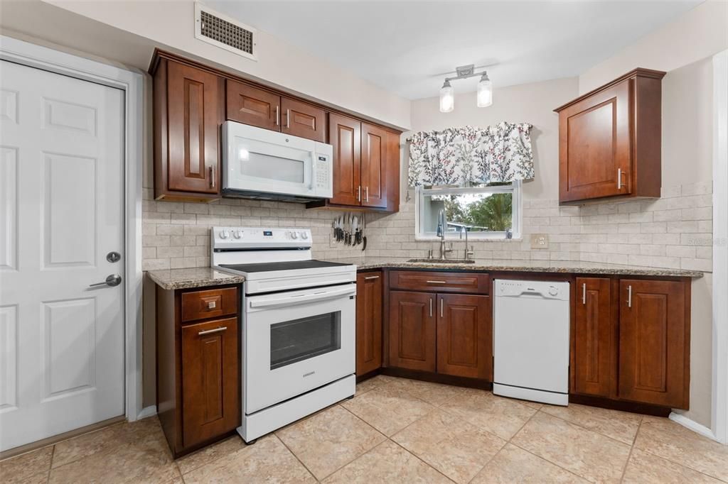 Solid Wood Cabinets!