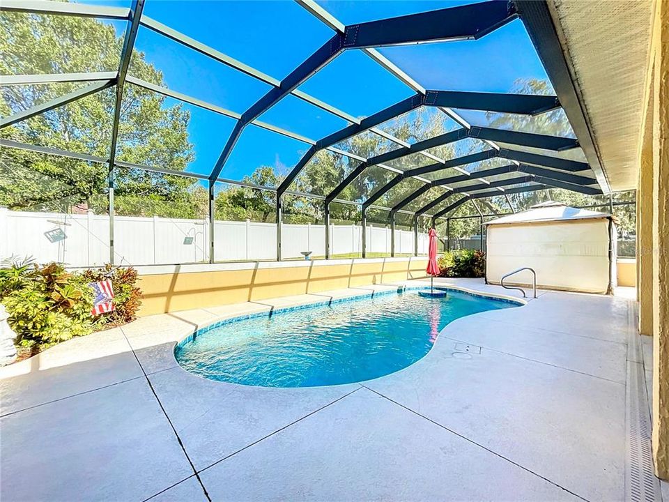 Enjoy the Florida summer in the pool with privacy fence, so your neighbors don't see you swimming.