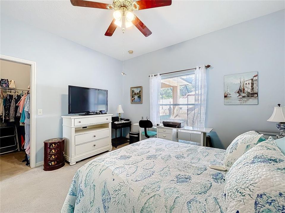 Bedroom 4 with walk in closet.