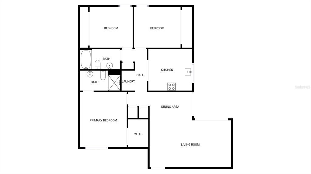 For Sale: $300,000 (3 beds, 2 baths, 1145 Square Feet)