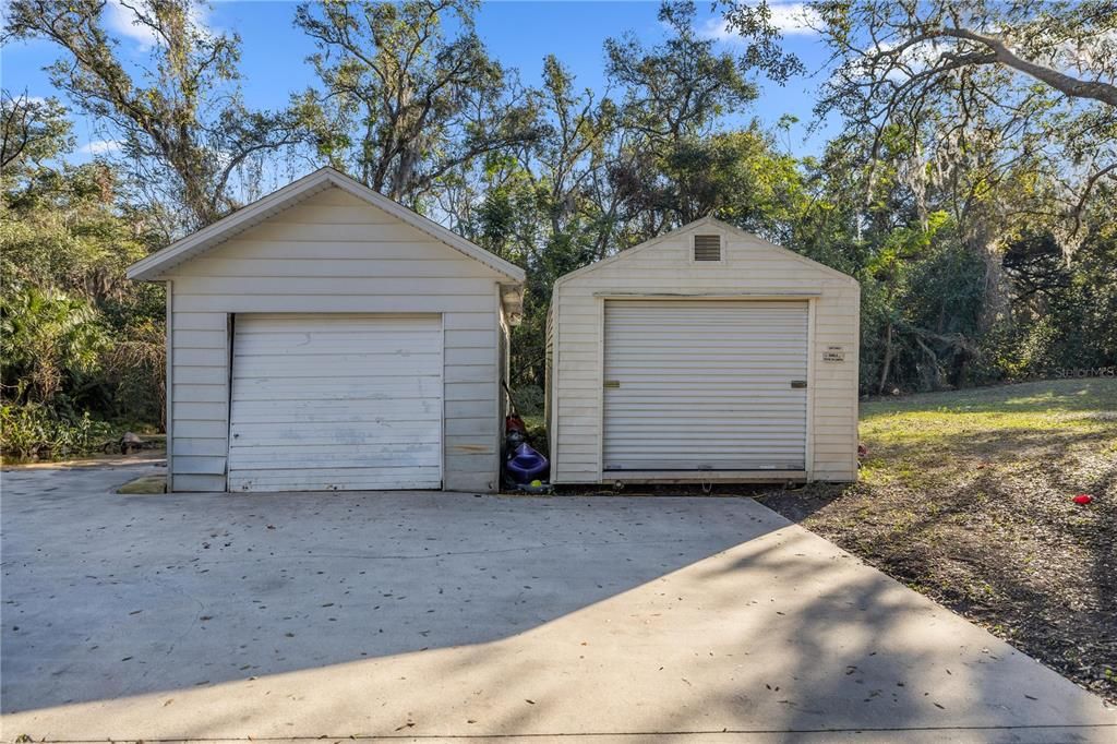 Storage Sheds near Guest House