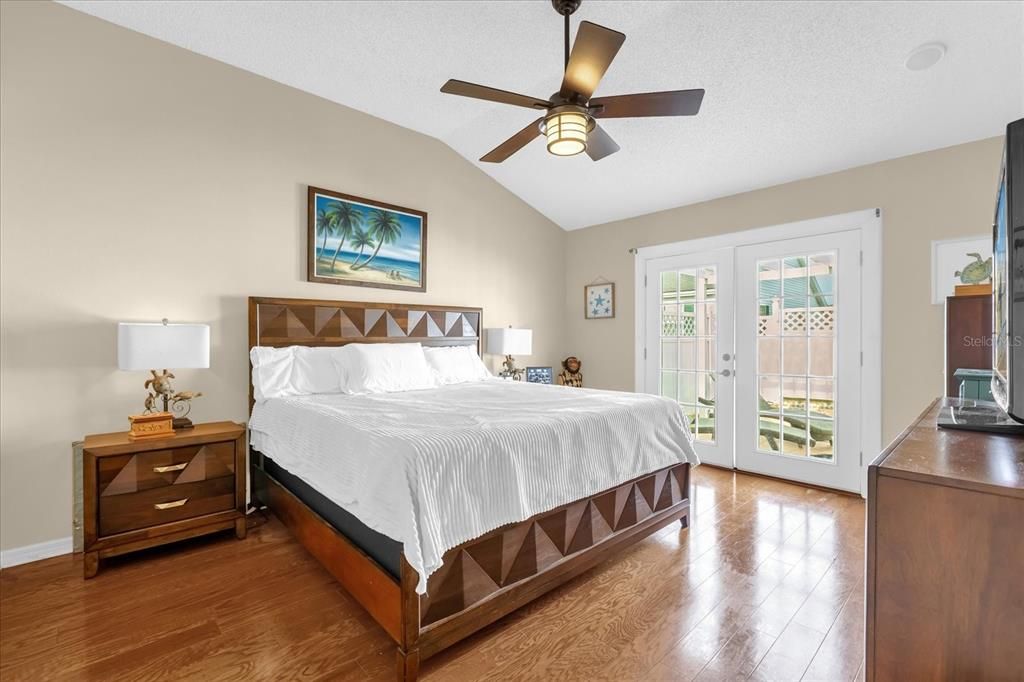 Primary Bedroom with Entry to Patio