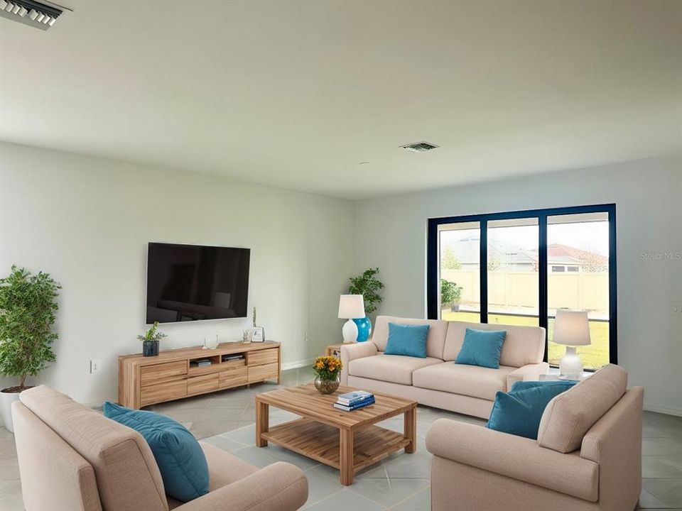 Living Room with access to Lanai.