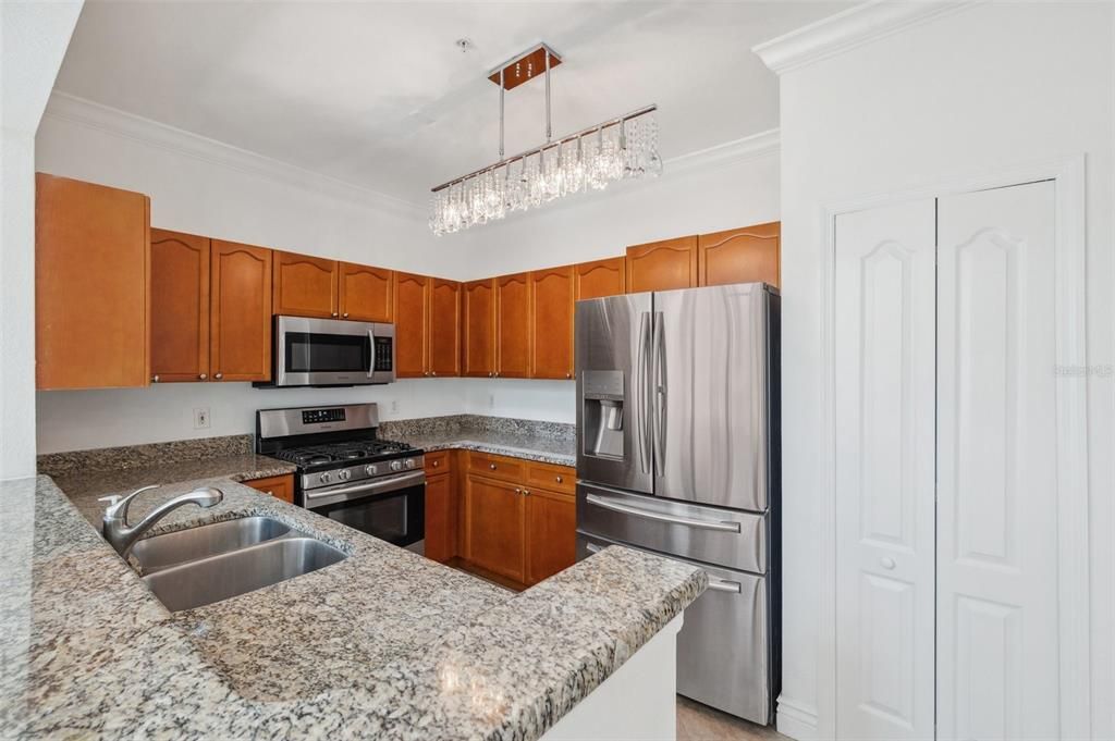 kitchen with stainless appliances