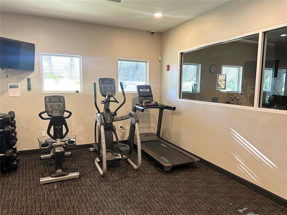 THE VISTAS CLUBHOUSE EXERCISE ROOM