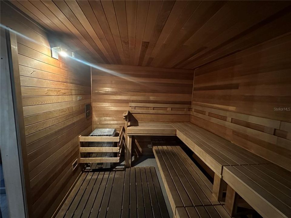 THE VISTAS CLUBHOUSE SAUNA