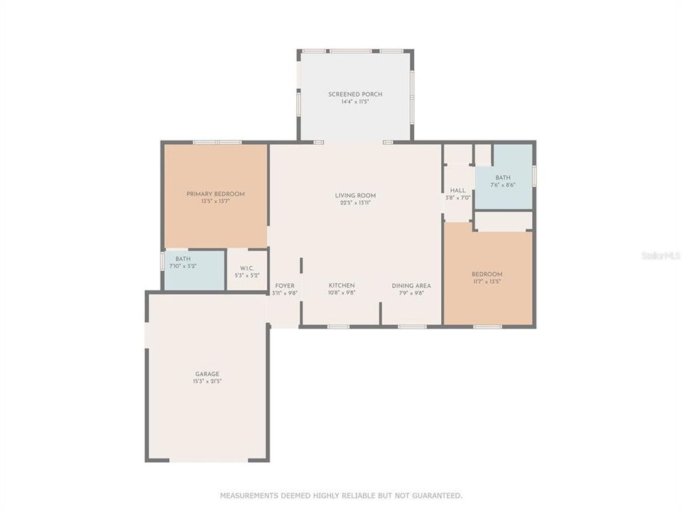 For Sale: $240,000 (2 beds, 2 baths, 1106 Square Feet)