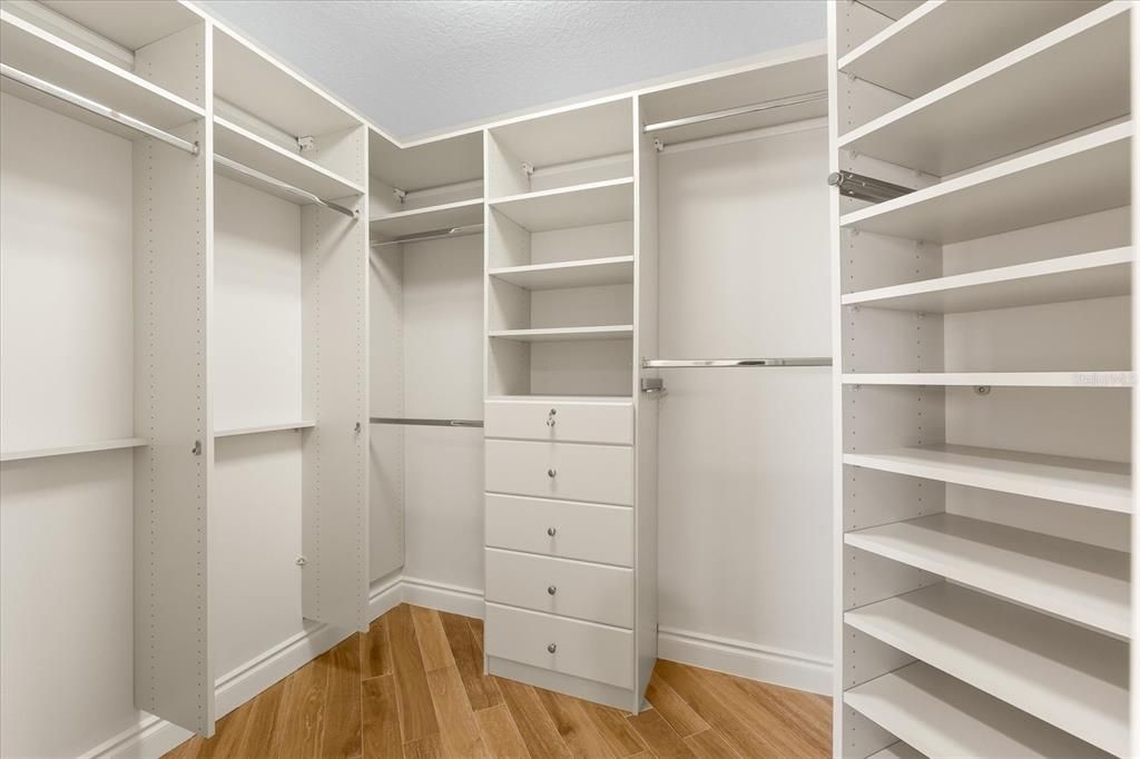 Primary Walk-In Closet