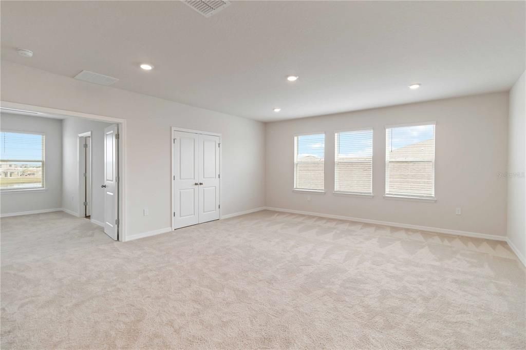 Loft at top of stairs