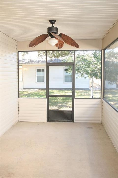 Screened porch