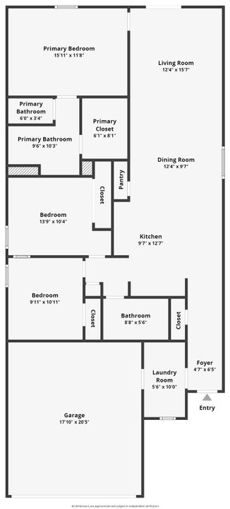 For Sale: $310,000 (3 beds, 2 baths, 1432 Square Feet)