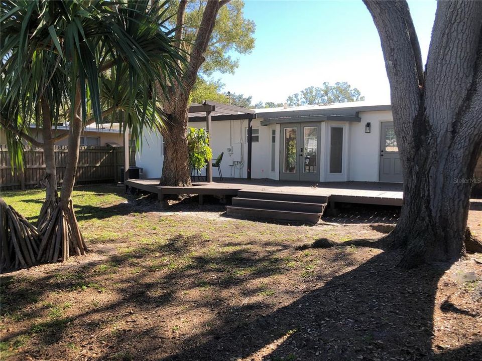 Rear Yard and Deck