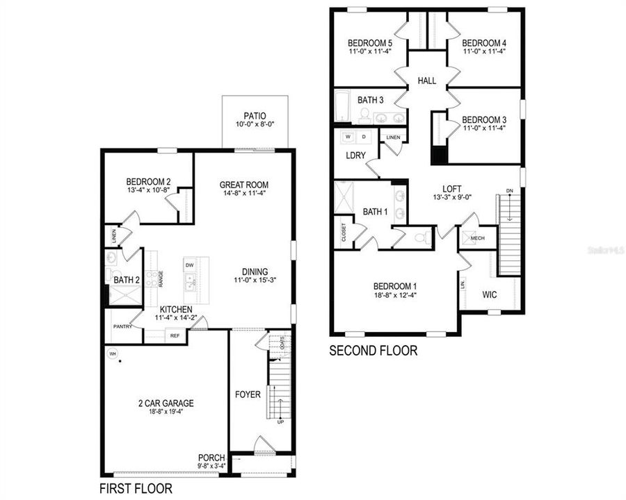 For Sale: $501,990 (5 beds, 3 baths, 2447 Square Feet)