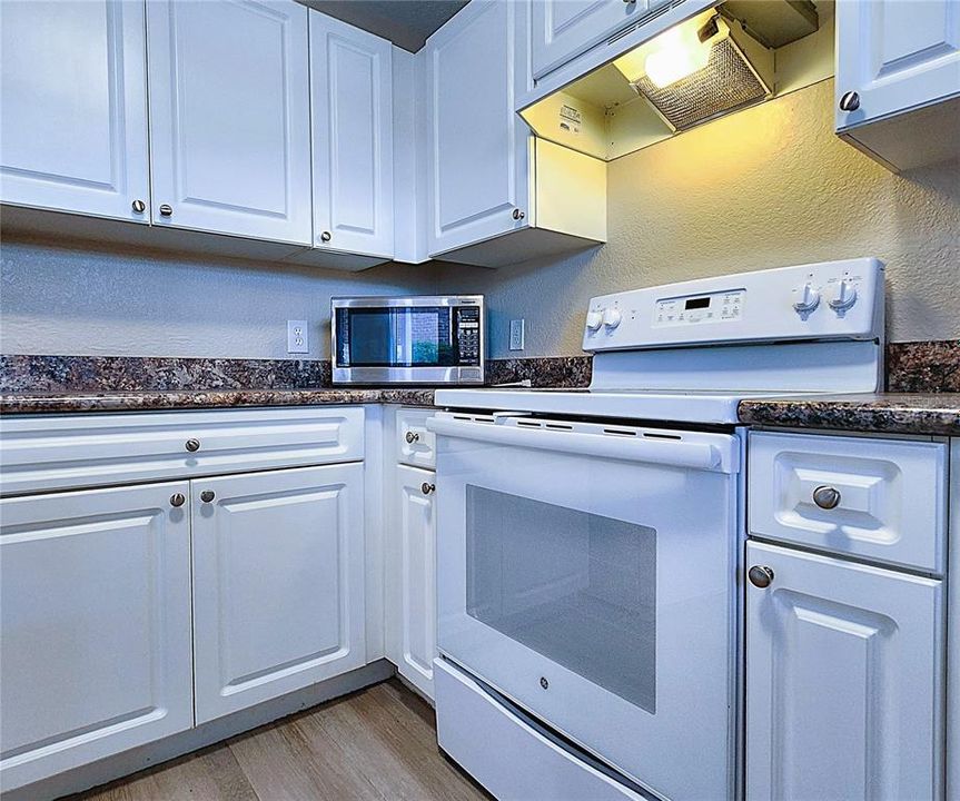 Renovated Kitchen includes all refrigerator, dishwasher, stove, countertop microwave, garbage disposal