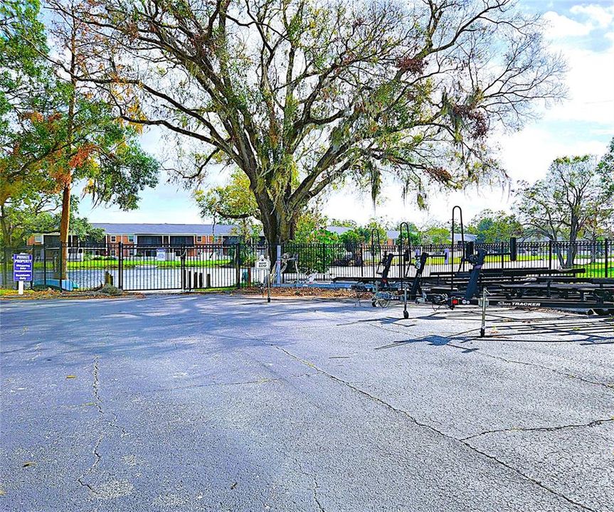 Community Boat Ramp & trailer parking steps from the condo