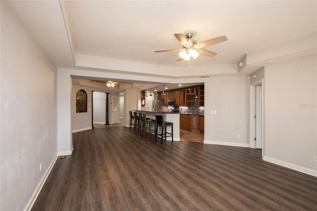 LIVING DINING AREAS, OPEN FLOOR PLAN