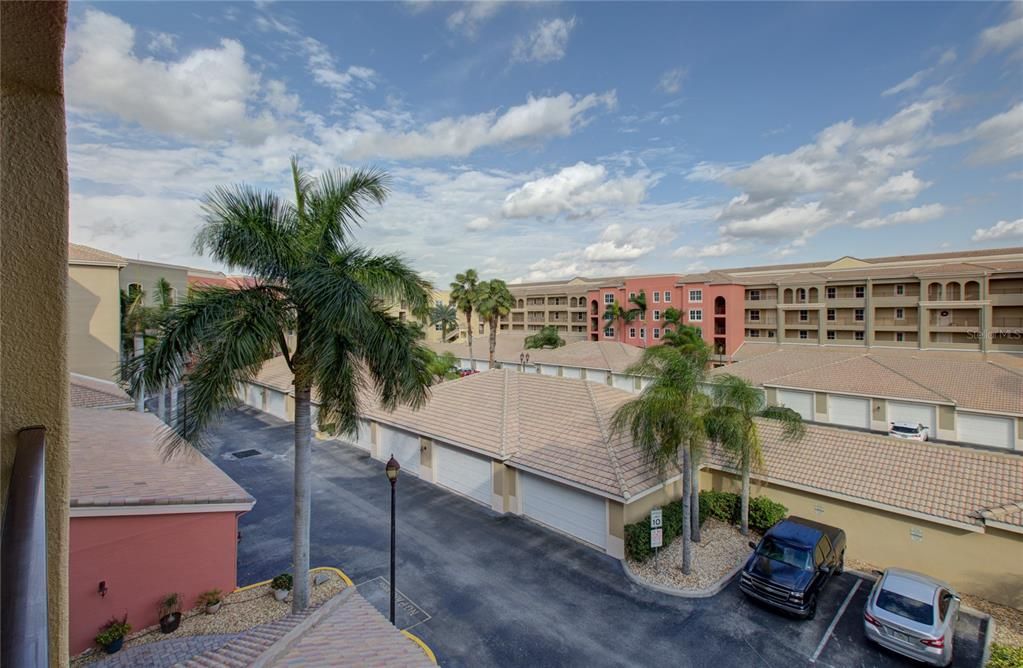 VIEW OF GARAGE FROM THIRD FLOOR