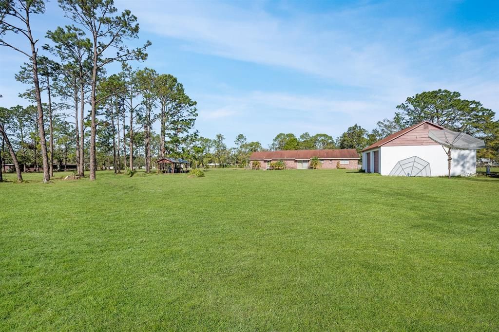 SOUTH SIDE OF PROPERTY LOOKING NORTH