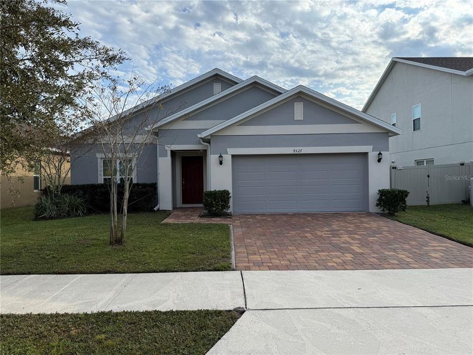 Front of home.