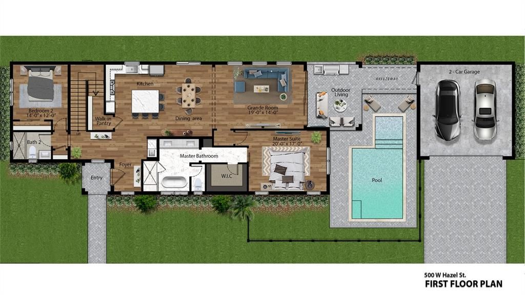 合同活跃: $1,299,900 (5 贝兹, 4 浴室, 3175 平方英尺)