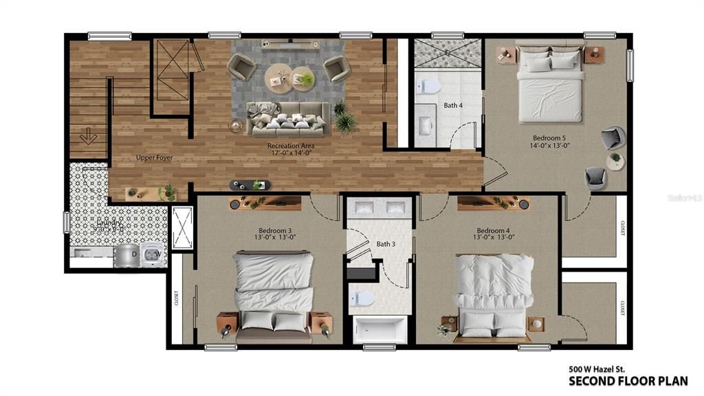 合同活跃: $1,299,900 (5 贝兹, 4 浴室, 3175 平方英尺)