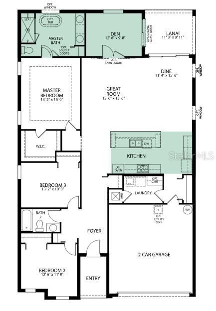 Active With Contract: $399,990 (3 beds, 2 baths, 1988 Square Feet)